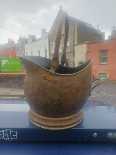 Vintage brass coal - vintage,