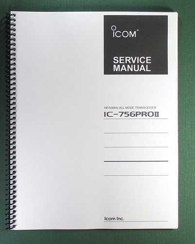 Icom 756proii service - ic-756proii,
