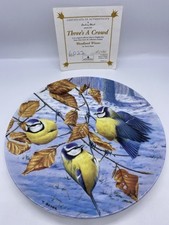 Wedgwood Woodland Winter Collection Decorative Plate Three’s A Crowd