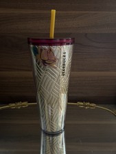 New Starbucks Gold Quilted