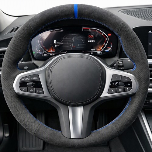 Alcantara suede steering wheel - alcantara,
