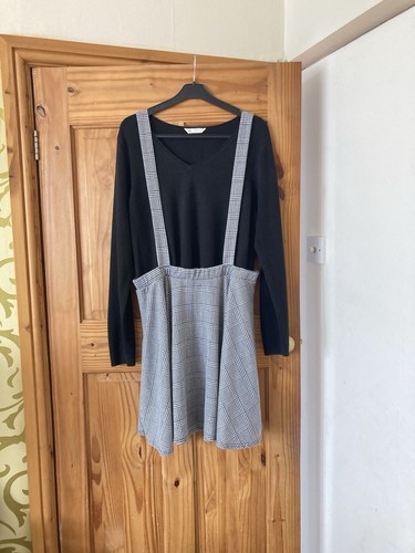 Boohoo checked skirt with - skirt,