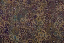 Steampunk Gears Cotton
