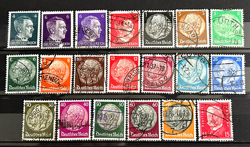 German third reich - third, stamps