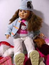 Smoby 'R' doll and clothes collection.