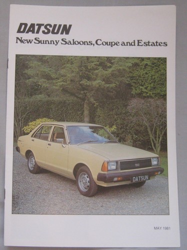 1981 datsun sunny range - 1981,