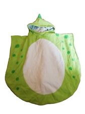 Next Unisex One Size Towelling Green Beach Cover Up Poncho Hooded Dinosaur 