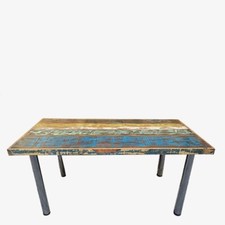Industrial Style Table - Shabbychic Table - Driftwood  Table - Colourful Table