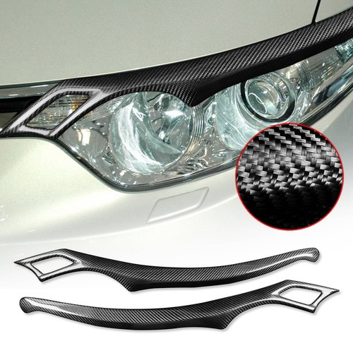Carbon fiber headlight - carbon,