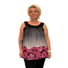 WOMENS LADIES SLEEVELESS PLUS