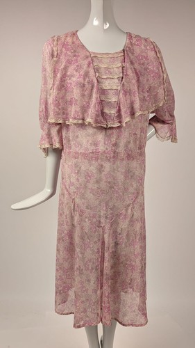 Flapper 1920 purple floral - purple,