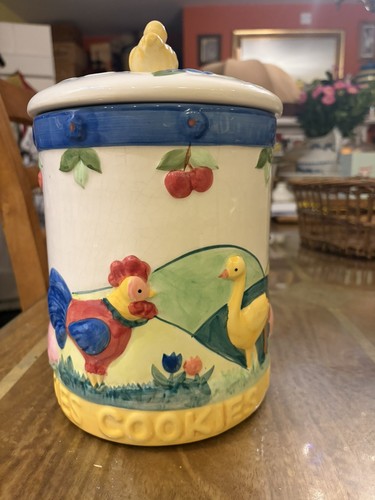 Ceramic cookie jar - cookie, vintage