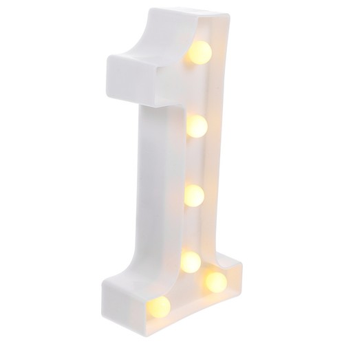 Led number sign lamp - sign, large