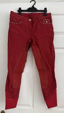 Cavallo Red Breeches, Size 8