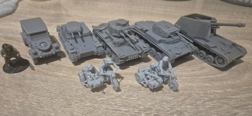 28mm german pz1 pz2 pz38 - pz2, pz38(t)