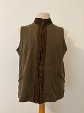 Dash Brown Gilet Zip Up Top