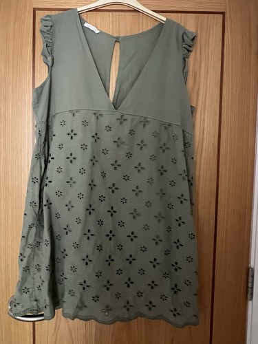 Ladies khaki cotton - khaki, brodie