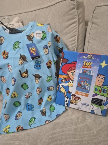 Toy story blue single bedding - blue,