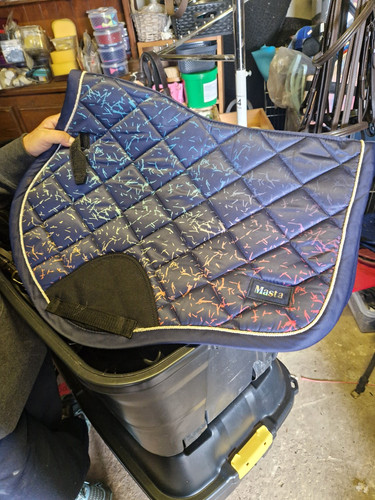 Masta quilted pony saddle - quilted, pad