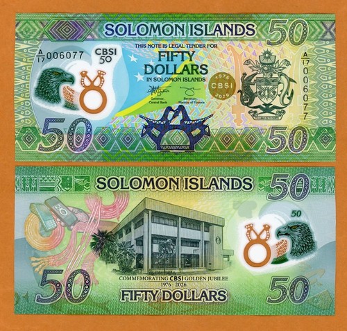 Solomon islands 2026 - solomon, $50,