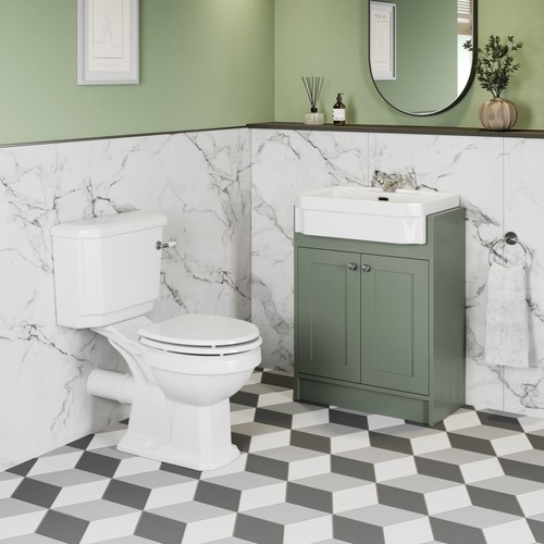 Traditional bathroom cloakroom - bathroom,