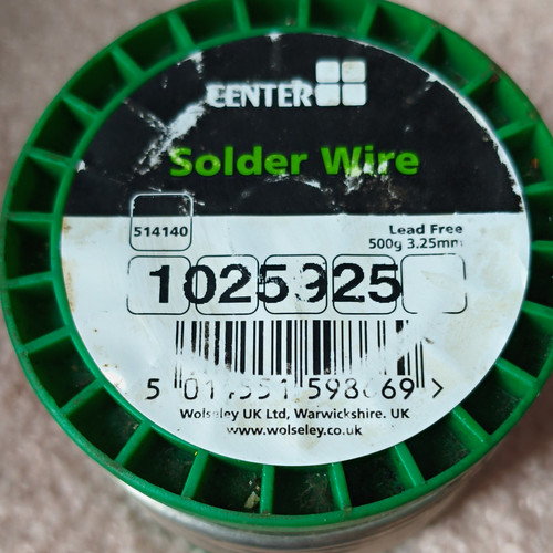 Center lead free - center, solder