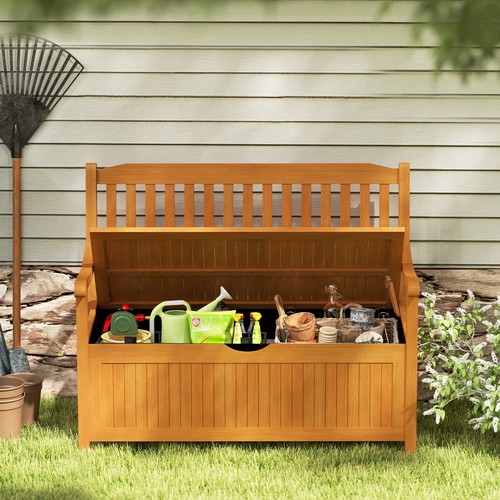 Outdoor storage bench 125l - outdoor,
