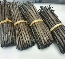 10 Bourbon vanilla pods Madagascar  Beans GRADE A 14-17 CM  ORGANIC