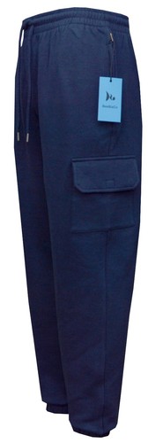 Mens elasticated joggers cargo - mens,