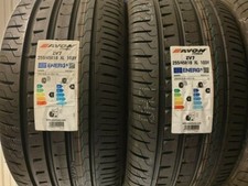 2X NEW CAR TYRES AVON ZV7 255/45 ZR18 XL 103Y A1 UHP 255 45 18 2554518 C+A