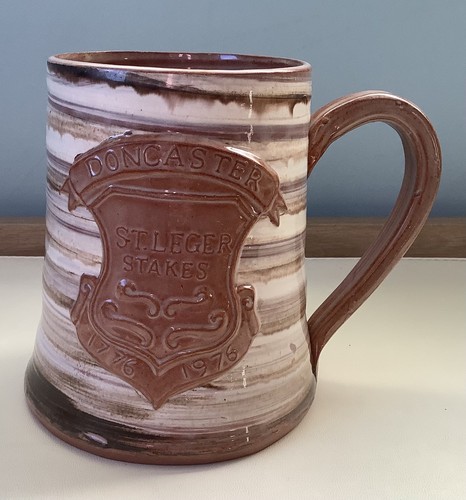 Vtg wold pottery stein tankard - wold,