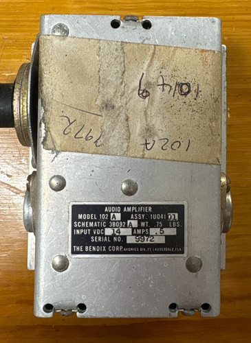 1u041 bendix 102a audio - 1u041-01,