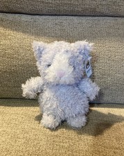 Jellycat Little Kitten Fluffy Grey White Cat Plush Soft Toy