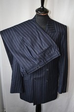 Vtg Crombie pin stripe 120s