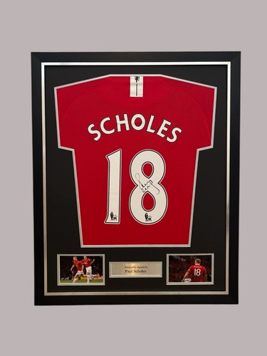 Paul scholes signed framed - signed, &