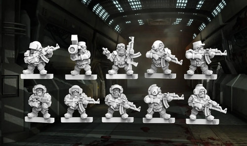 Space dwarves 32mm - space, 28
