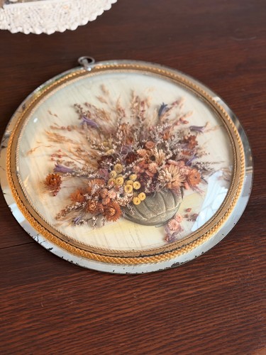 Vintage large dried flower - dried,