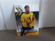 BRAZIL - RIVALDO Hand Signed Futera Platinum 2001 Football trading card