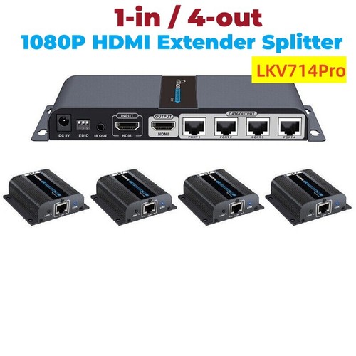 Hdmi poe extender - poe, 1x2
