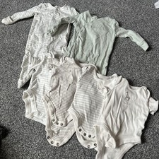 Mamas & Papas Bundle X 6 Sleepsuit And Vests, Up To 1m