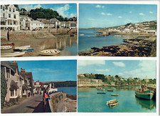 POSTCARD COLOUR PHOTO BY J.A. DIXON  FOUR CARDS AROUND ST. MAWES  1960s.