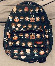 Stranger Things 1 & 2 Loungefly Small 13 Inch Backpack Chibi AOP VGC RARE!!