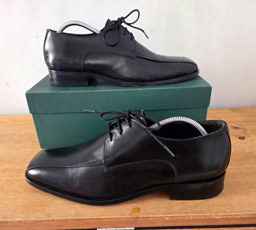 Loake men black leather - men's,