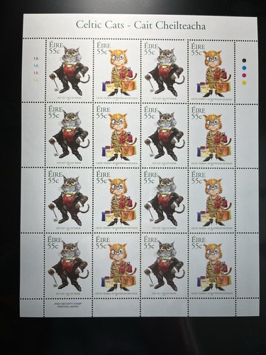 2007 ireland celtic - cats, stamp