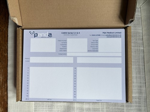 Amplifies audiometer paper - amplifies,