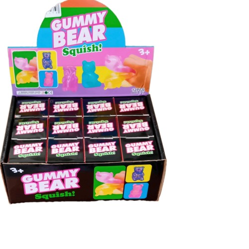 Green sugar maltose gummy bear - green,