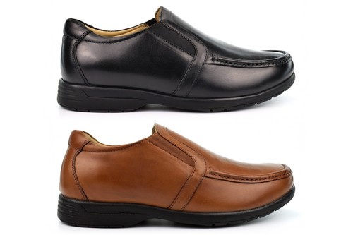 Mens wide fit leather shoes - wide,