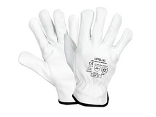 White Lorry Driver Leather