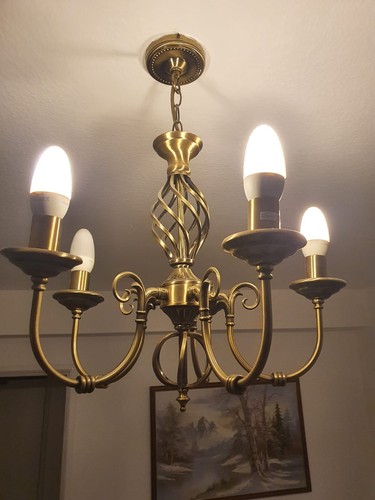 Beautiful chandelier gold - chandelier,,