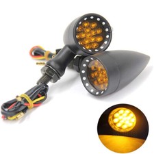 Motorcycle LED Bullet Turn Signal Lights For Yamaha XS650 XS750 XS850 XS1100 XS2